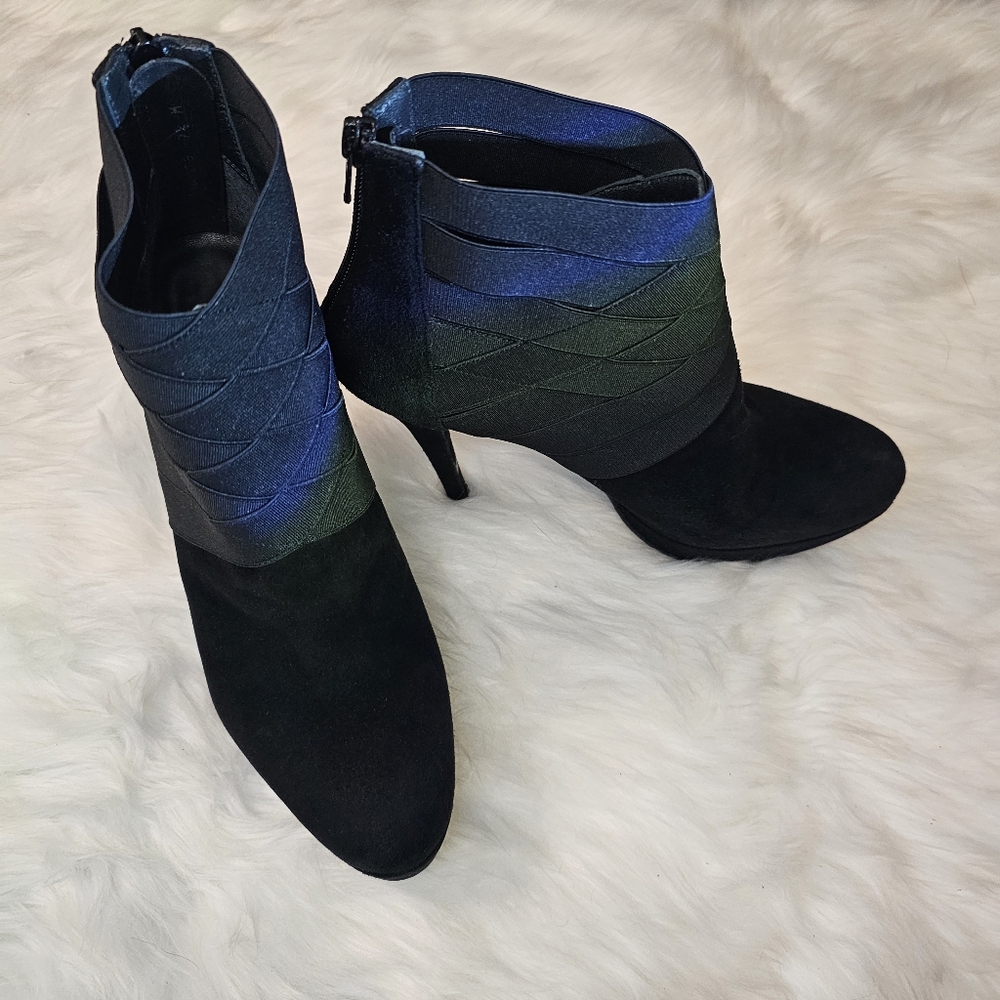 Stuart Weitzman Black Heel Ankle Boots - Picture 13 of 15